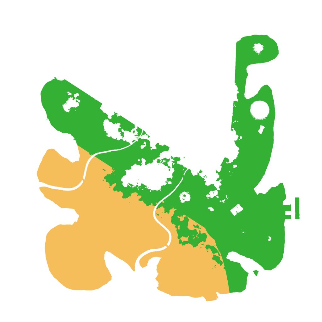 Biome Rust Map: Procedural Map, Size: 3000, Seed: 1123584824