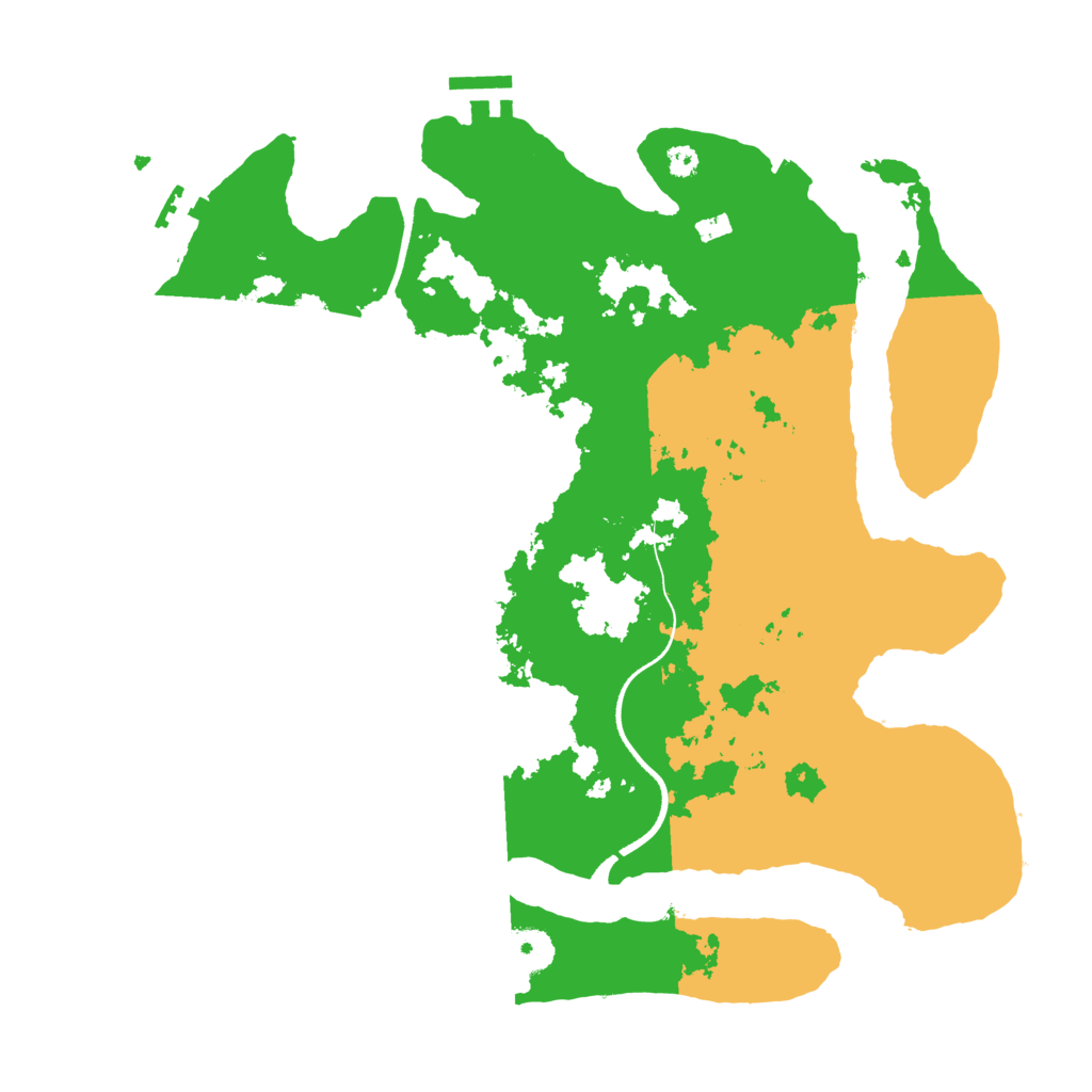 Biome Rust Map: Procedural Map, Size: 3500, Seed: 1496789769
