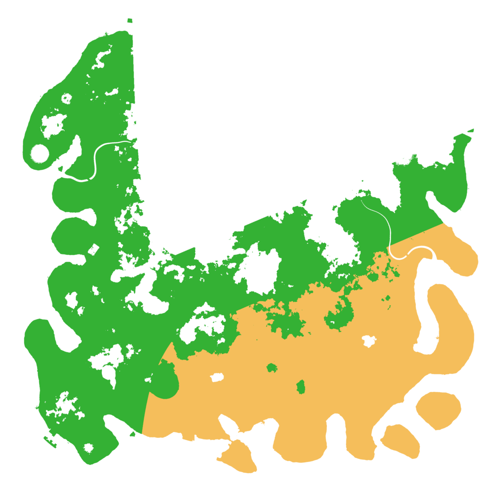 Biome Rust Map: Procedural Map, Size: 4800, Seed: 263599537
