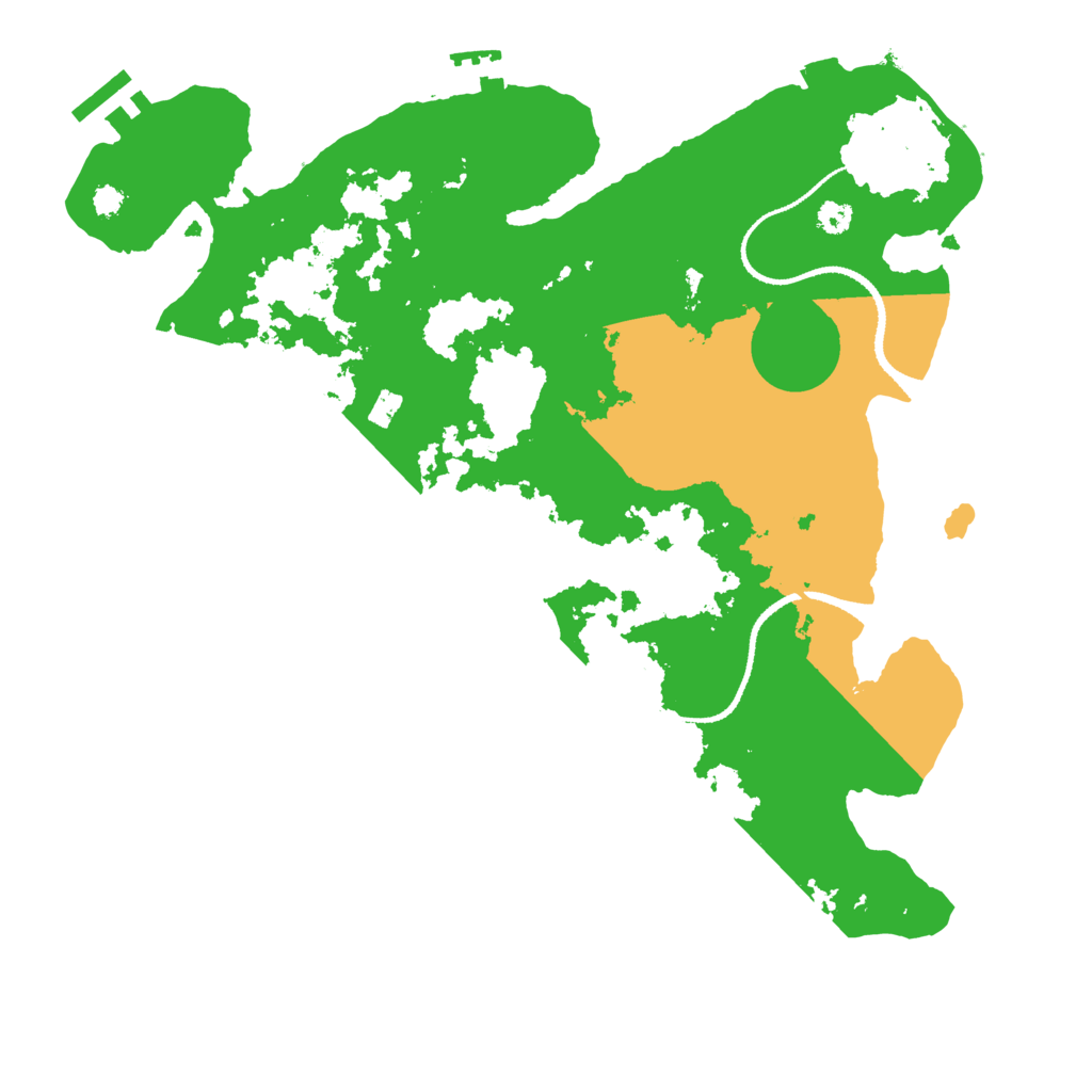 Biome Rust Map: Procedural Map, Size: 3250, Seed: 1019098746
