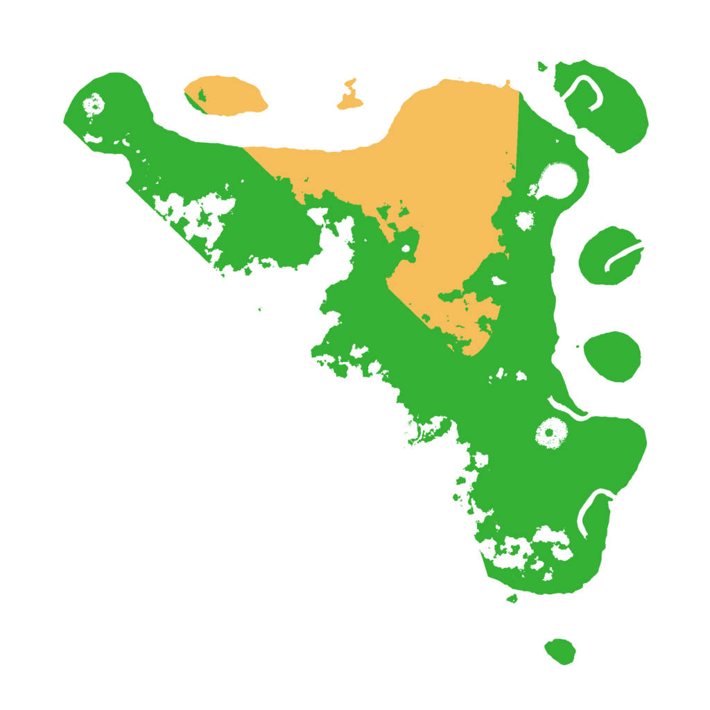 Biome Rust Map: Procedural Map, Size: 3500, Seed: 97756413