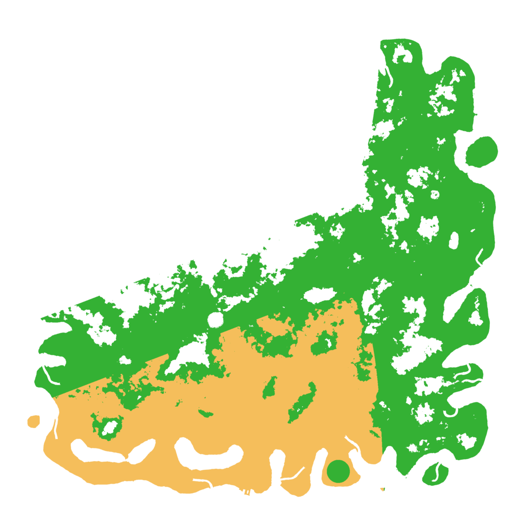 Biome Rust Map: Procedural Map, Size: 6000, Seed: 75546