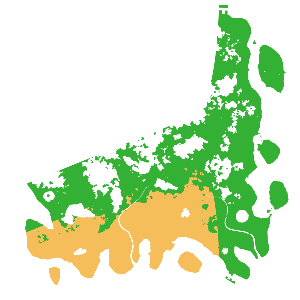 Biome Rust Map: Procedural Map, Size: 4200, Seed: 1866910634