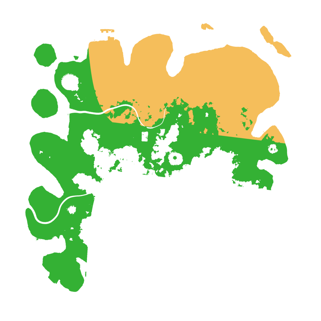 Biome Rust Map: Procedural Map, Size: 3500, Seed: 12933153