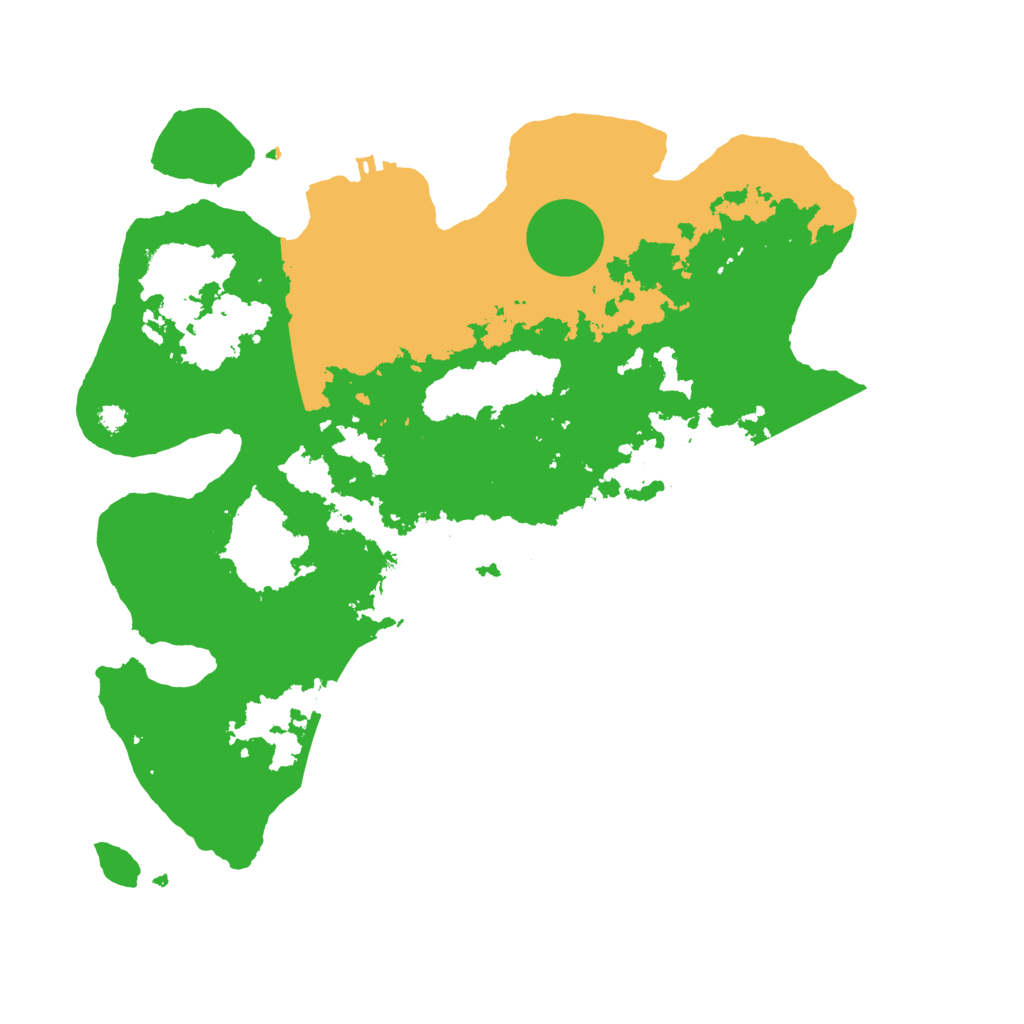 Biome Rust Map: Procedural Map, Size: 3500, Seed: 63178059