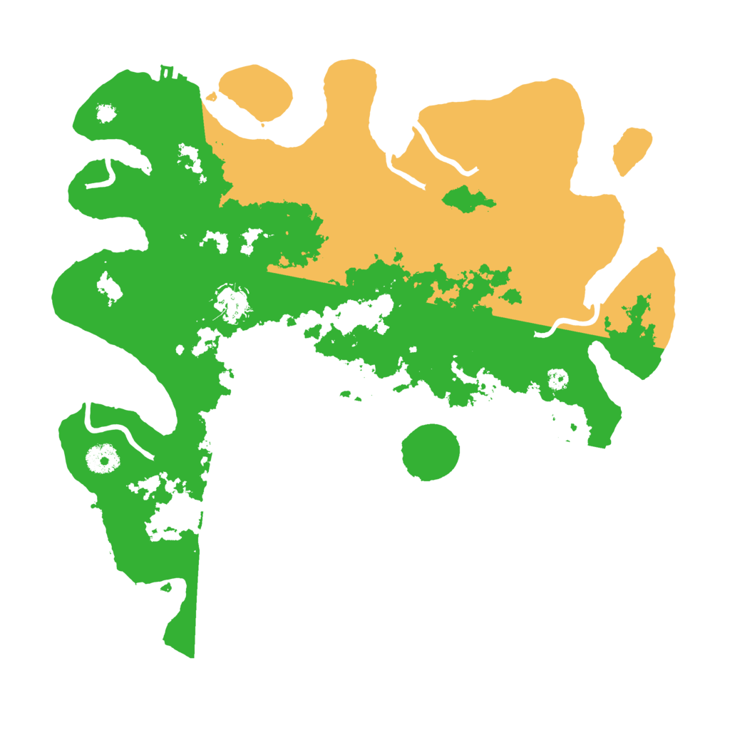 Biome Rust Map: Procedural Map, Size: 3500, Seed: 47643078