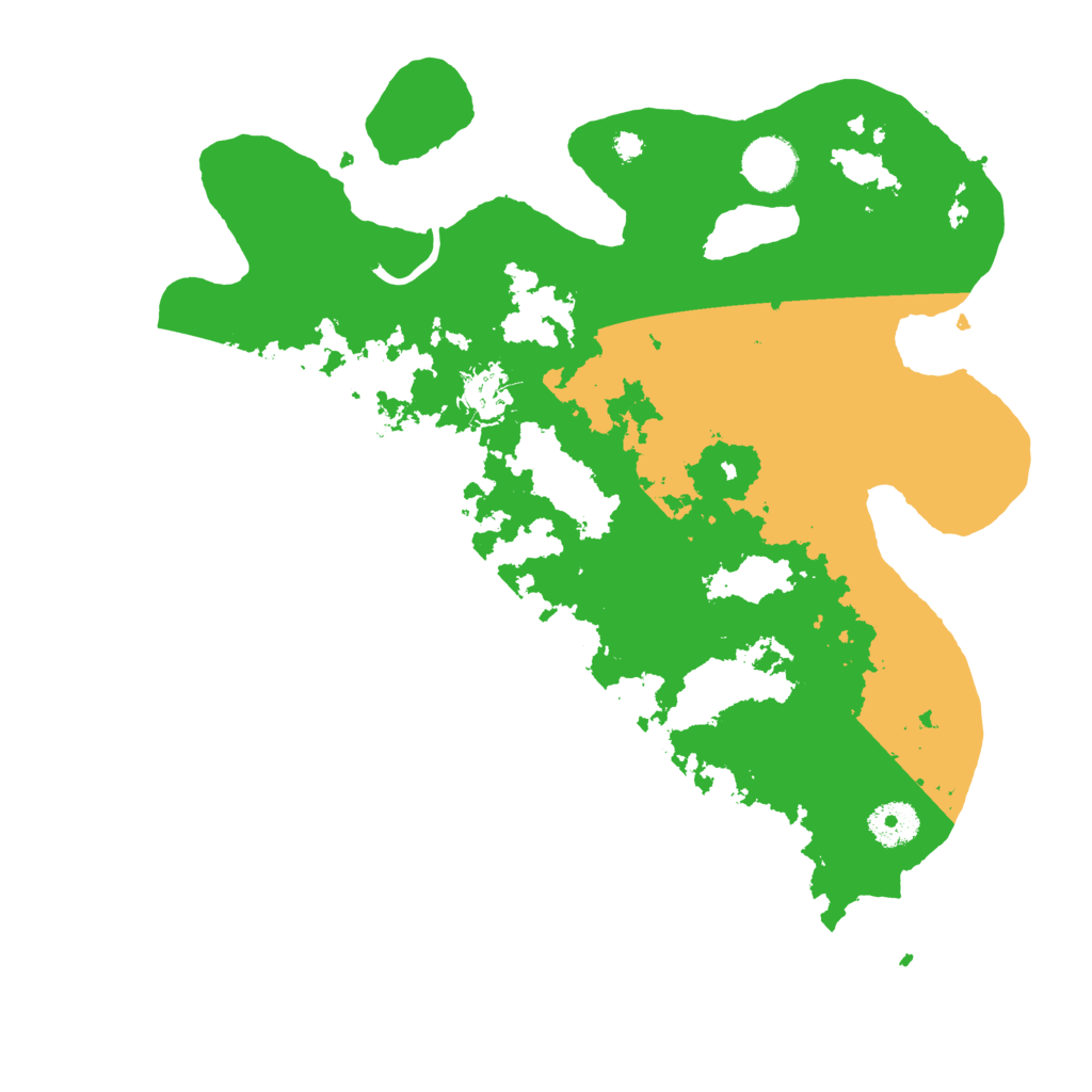 Biome Rust Map: Procedural Map, Size: 3500, Seed: 2019491