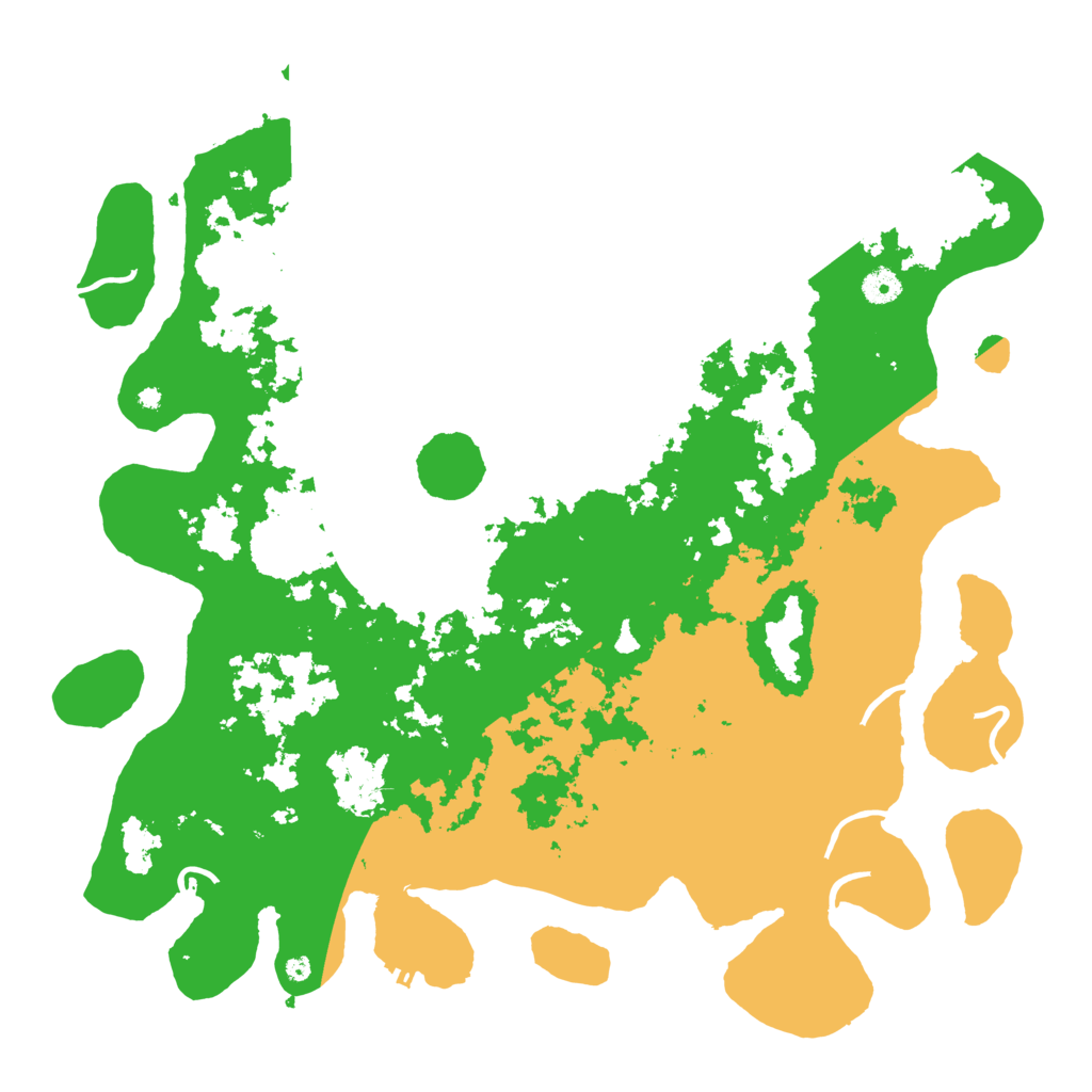 Biome Rust Map: Procedural Map, Size: 4500, Seed: 166353
