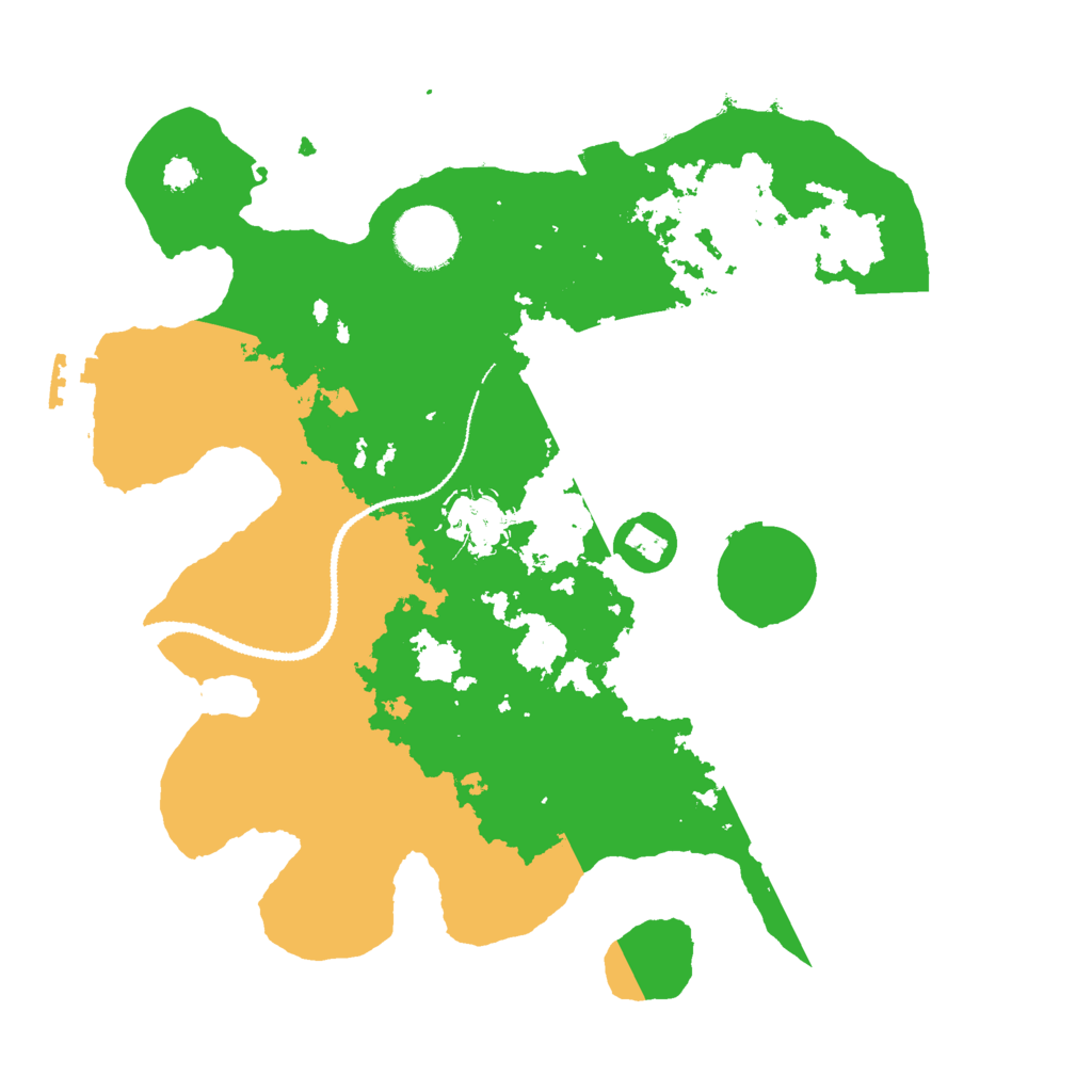 Biome Rust Map: Procedural Map, Size: 3000, Seed: 676645