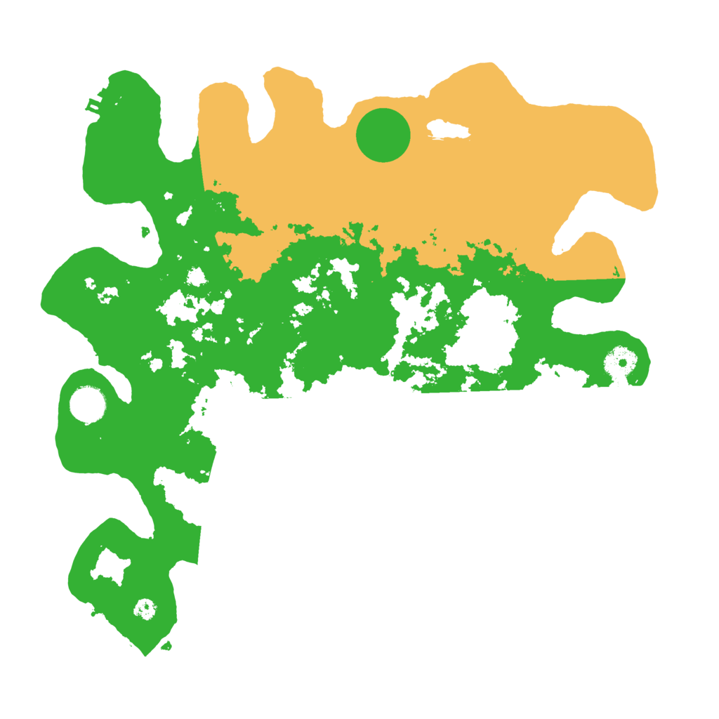 Biome Rust Map: Procedural Map, Size: 3500, Seed: 508473747