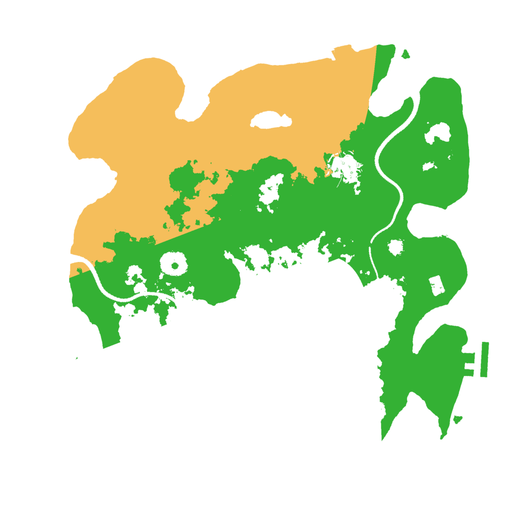 Biome Rust Map: Procedural Map, Size: 3000, Seed: 745017953