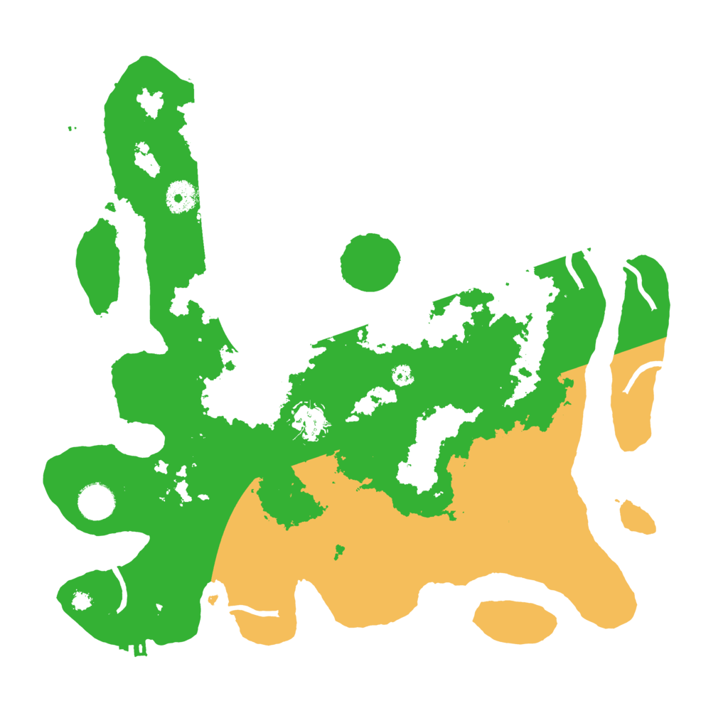 Biome Rust Map: Procedural Map, Size: 3500, Seed: 4453909