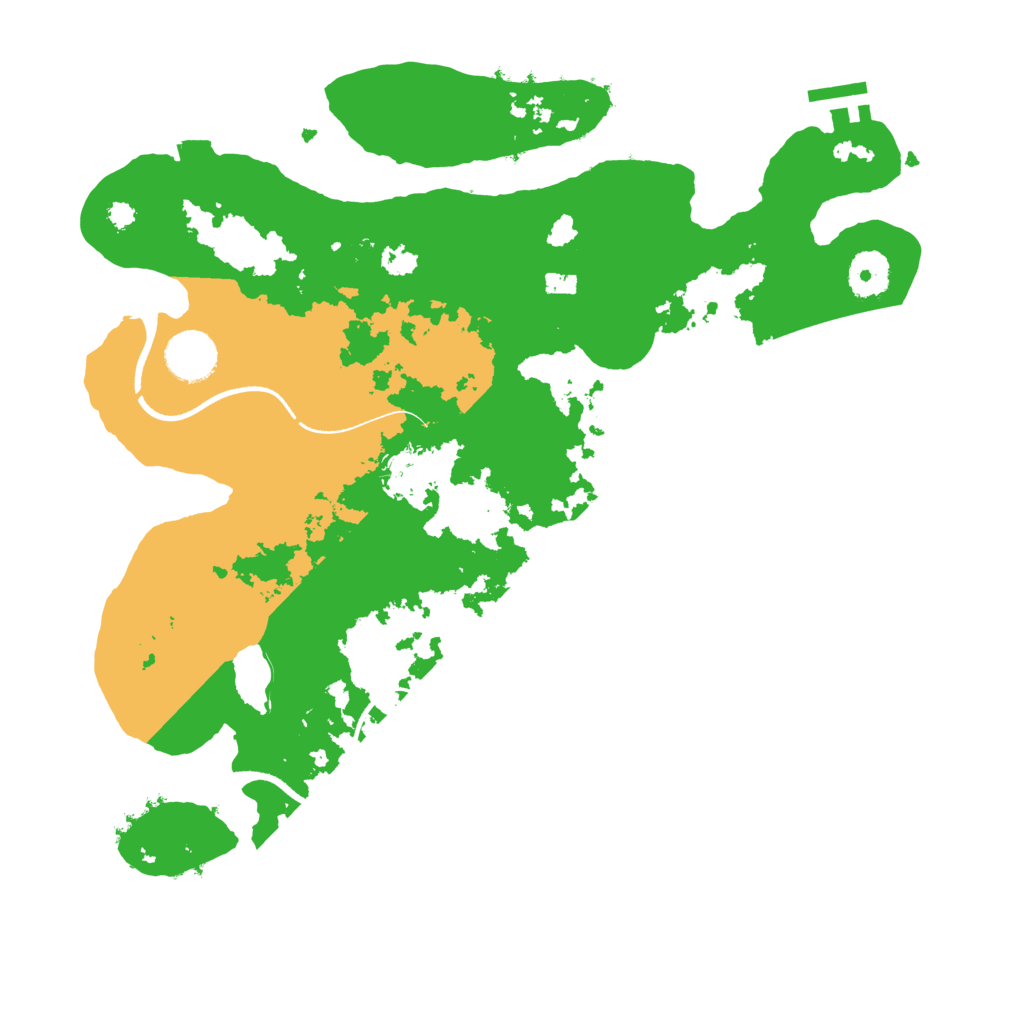 Biome Rust Map: Procedural Map, Size: 3500, Seed: 64554668