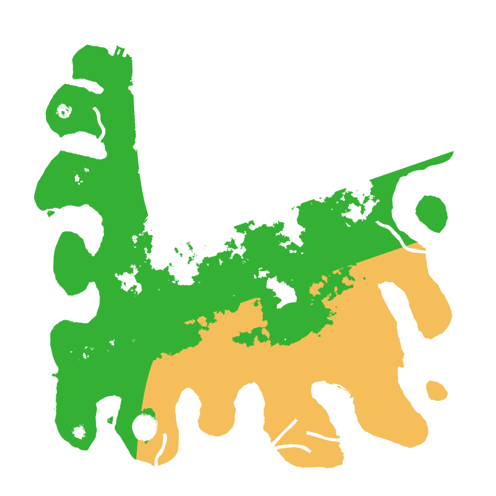 Biome Rust Map: Procedural Map, Size: 3500, Seed: 63127099