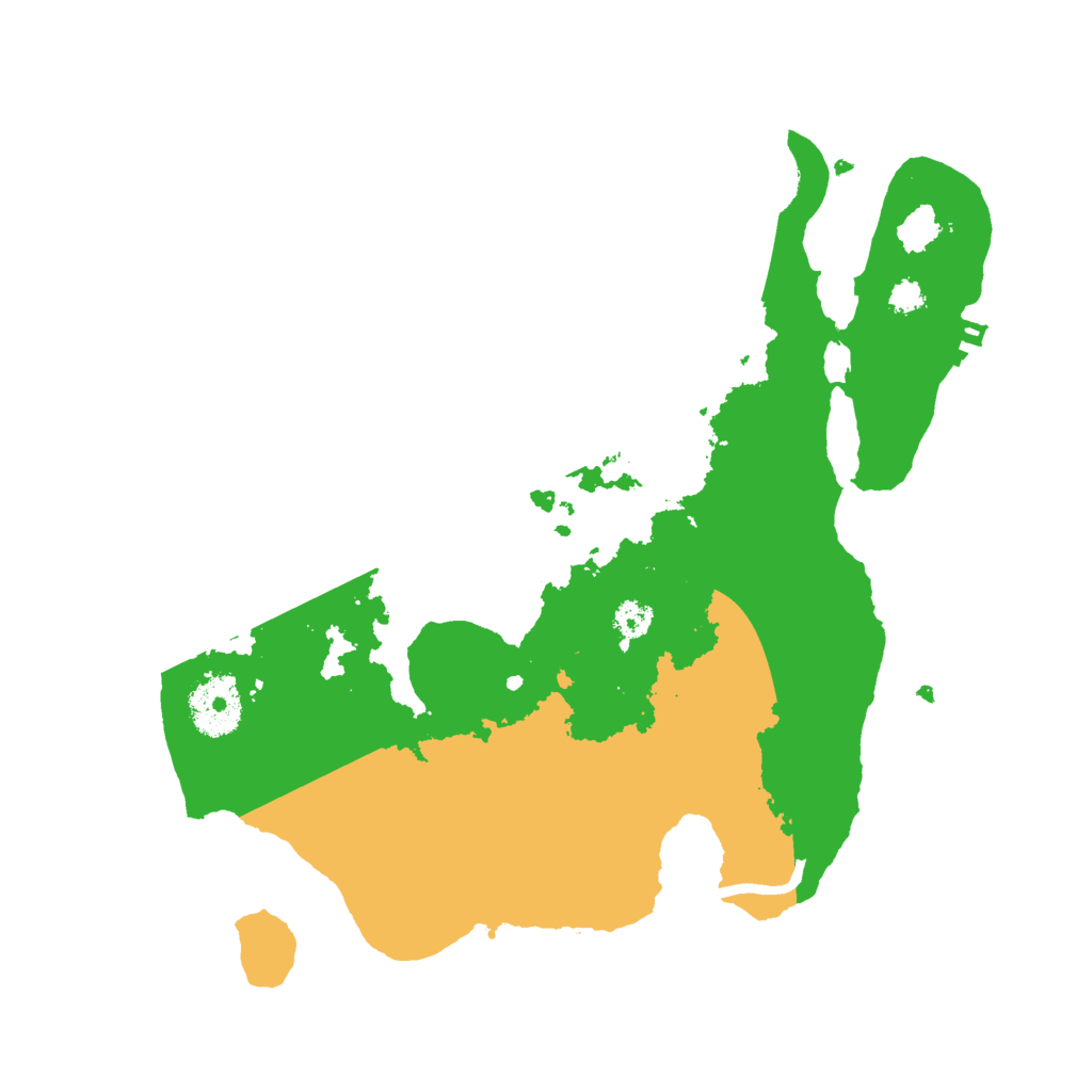 Biome Rust Map: Procedural Map, Size: 3000, Seed: 1125376671