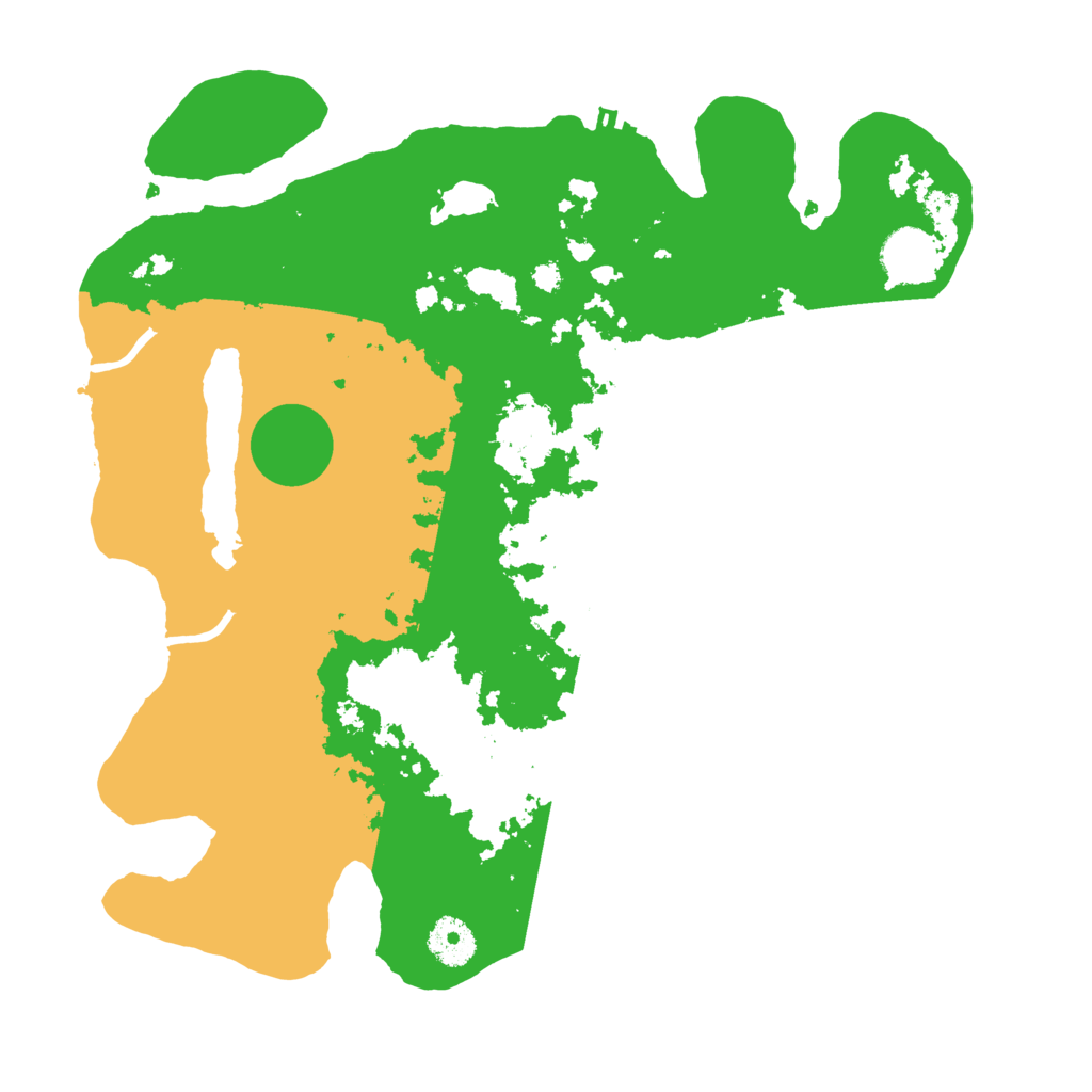 Biome Rust Map: Procedural Map, Size: 3500, Seed: 87210748