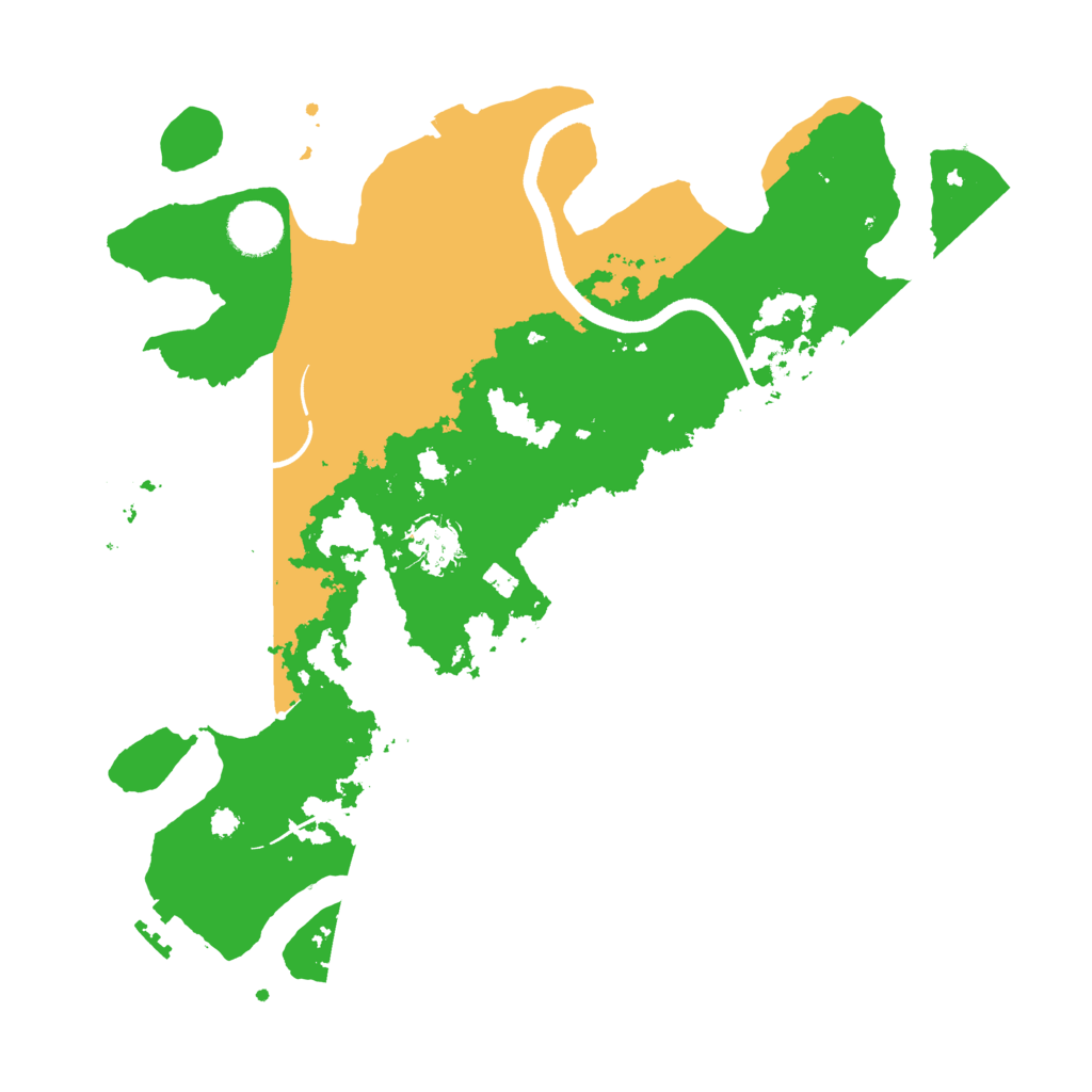 Biome Rust Map: Procedural Map, Size: 3500, Seed: 8709884