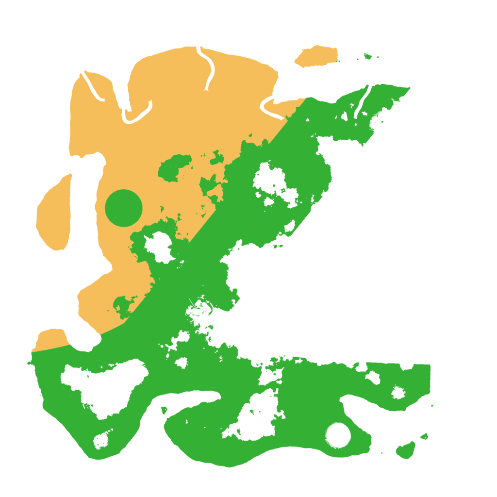 Biome Rust Map: Procedural Map, Size: 3500, Seed: 3249454