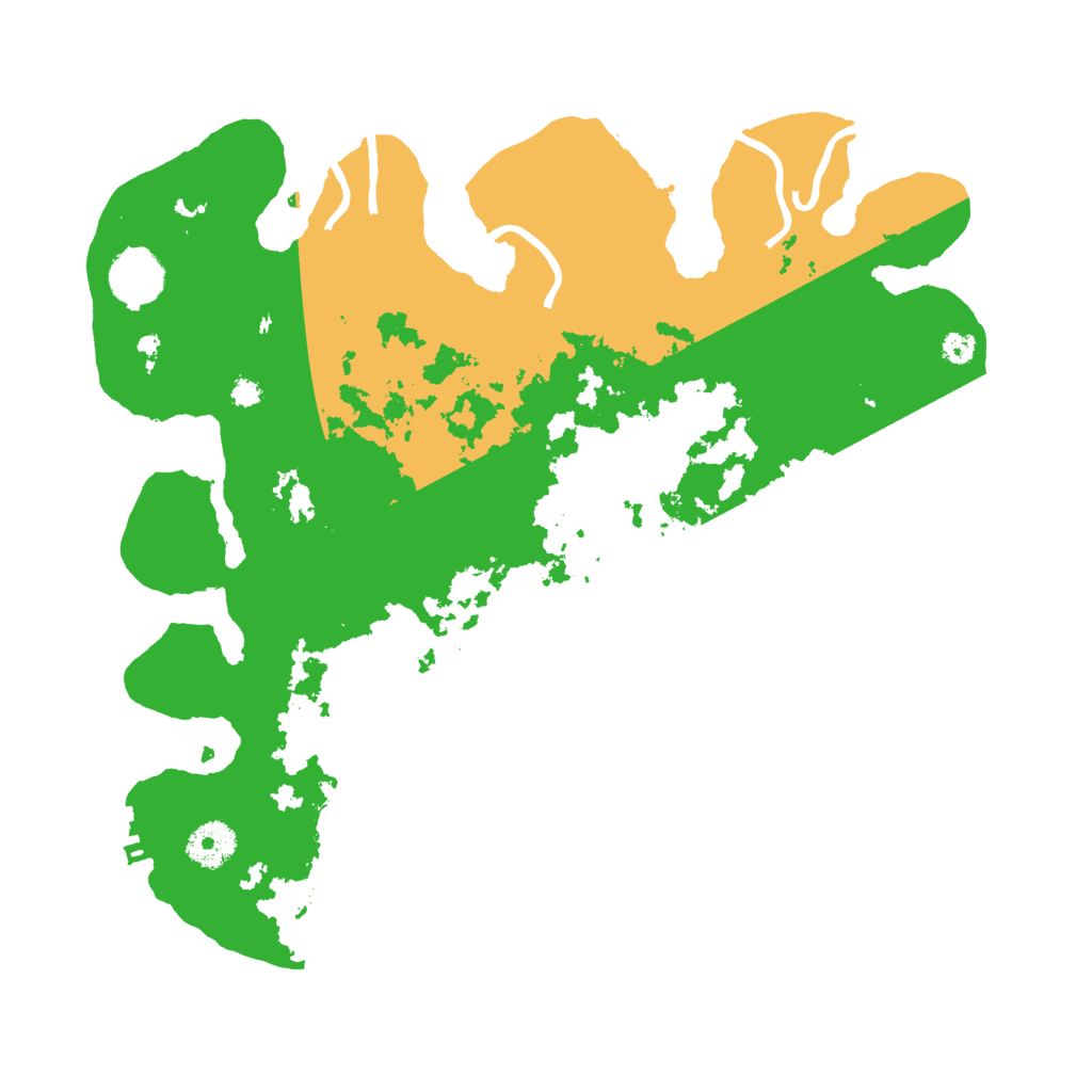 Biome Rust Map: Procedural Map, Size: 3500, Seed: 86855567