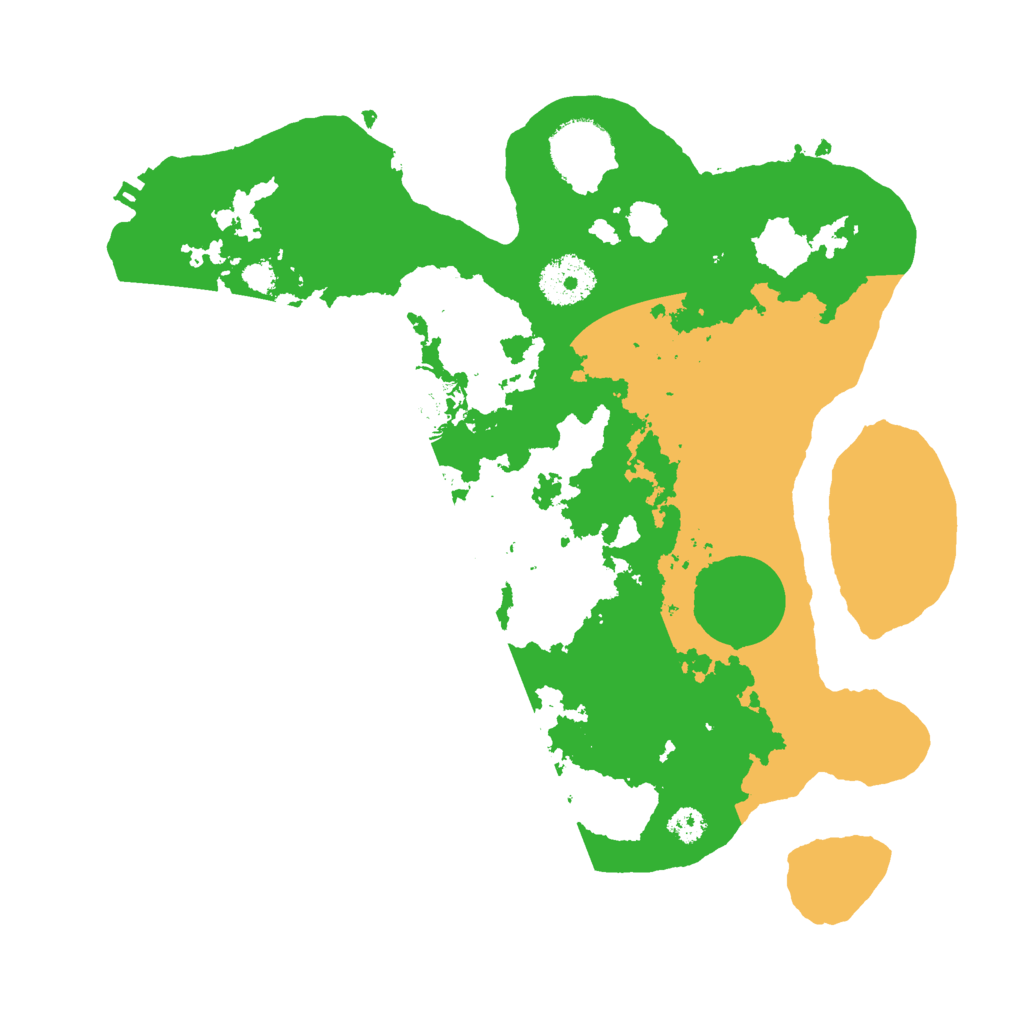 Biome Rust Map: Procedural Map, Size: 3000, Seed: 1357290