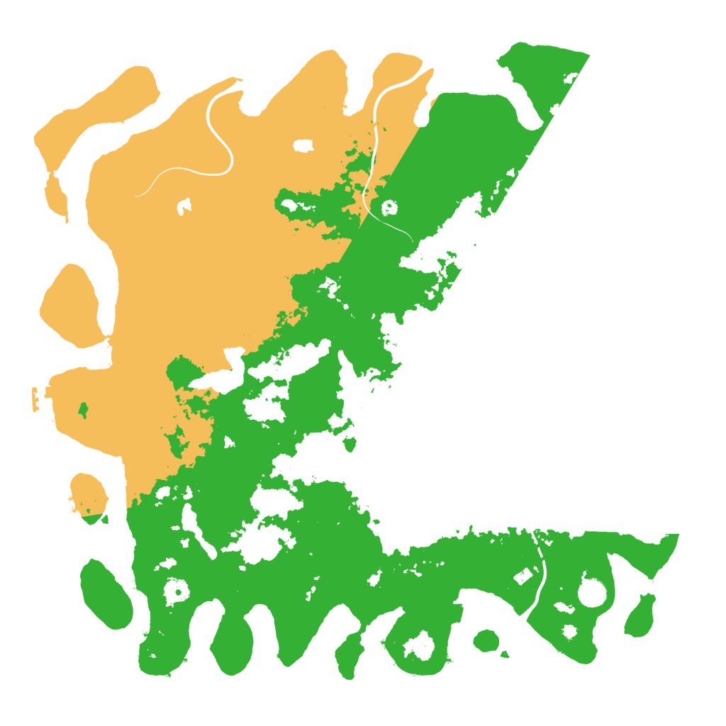 Biome Rust Map: Procedural Map, Size: 4500, Seed: 1982830426