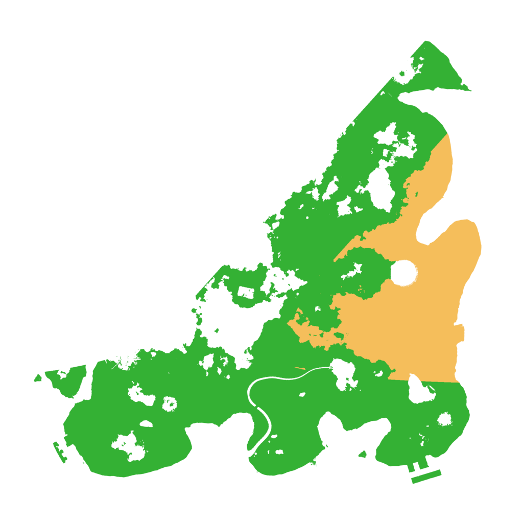 Biome Rust Map: Procedural Map, Size: 3500, Seed: 26761173
