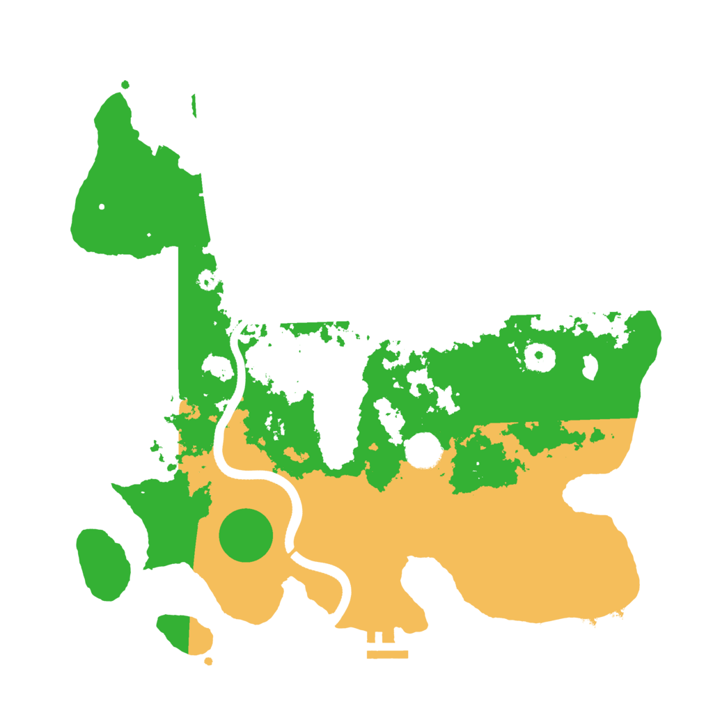 Biome Rust Map: Procedural Map, Size: 3500, Seed: 5122365