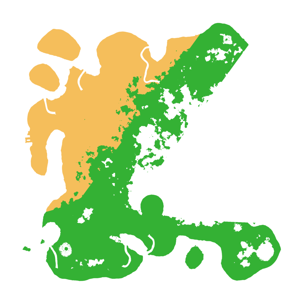 Biome Rust Map: Procedural Map, Size: 3500, Seed: 23064737