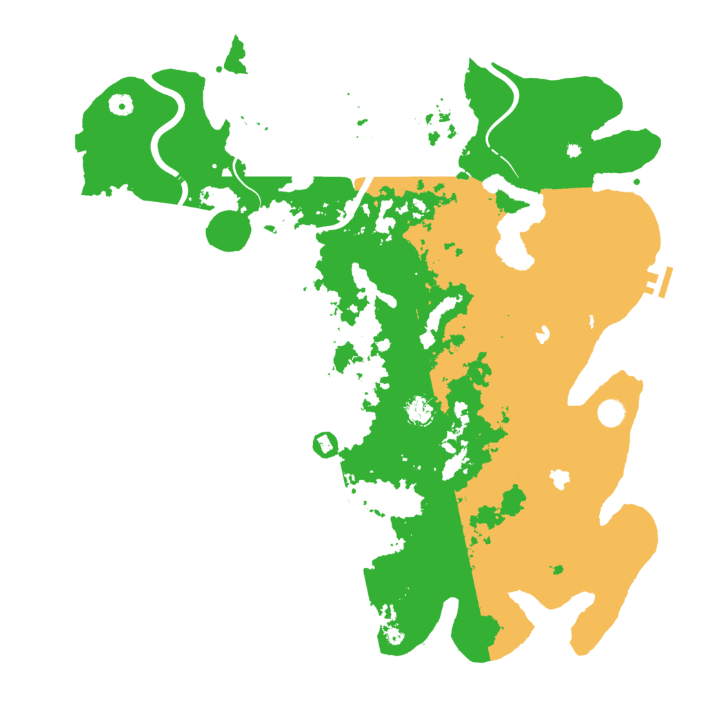 Biome Rust Map: Procedural Map, Size: 4500, Seed: 160484098