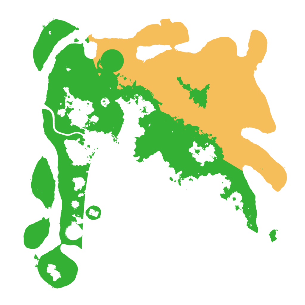 Biome Rust Map: Procedural Map, Size: 3500, Seed: 29236059