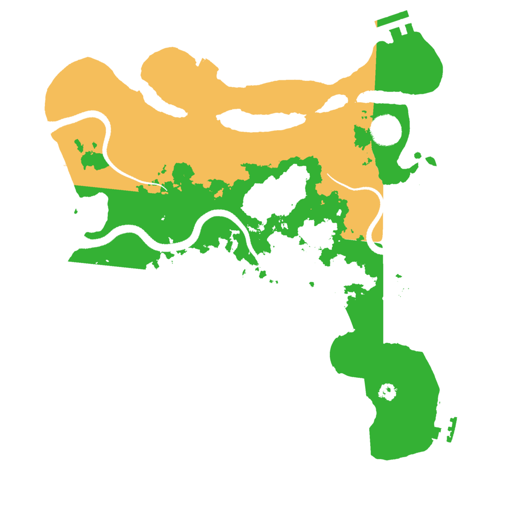 Biome Rust Map: Procedural Map, Size: 3000, Seed: 133946532