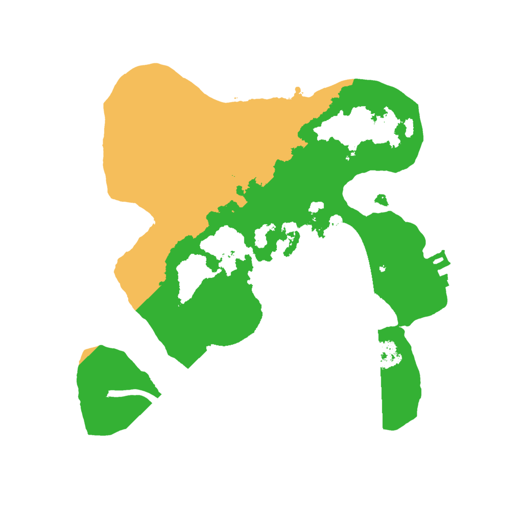 Biome Rust Map: Procedural Map, Size: 2000, Seed: 35345567