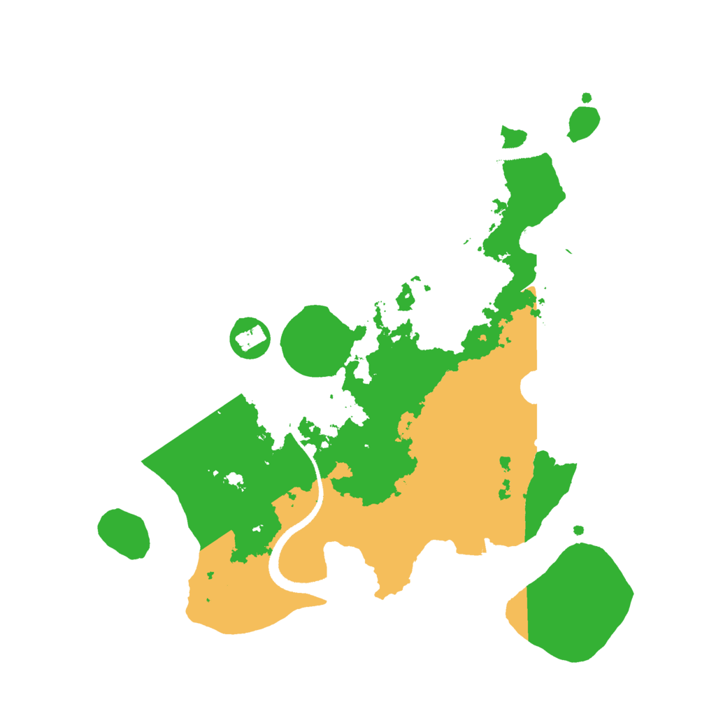 Biome Rust Map: Procedural Map, Size: 2800, Seed: 96496316