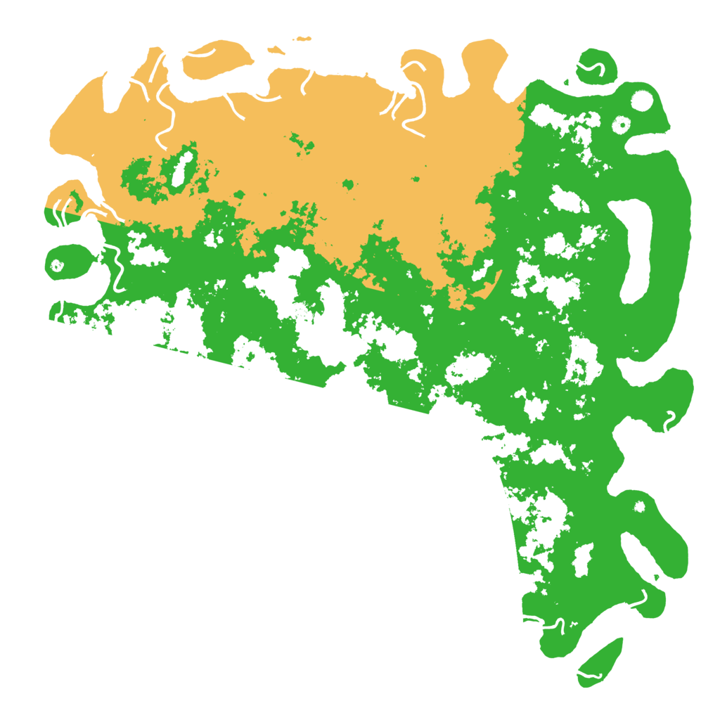 Biome Rust Map: Procedural Map, Size: 6000, Seed: 32231682