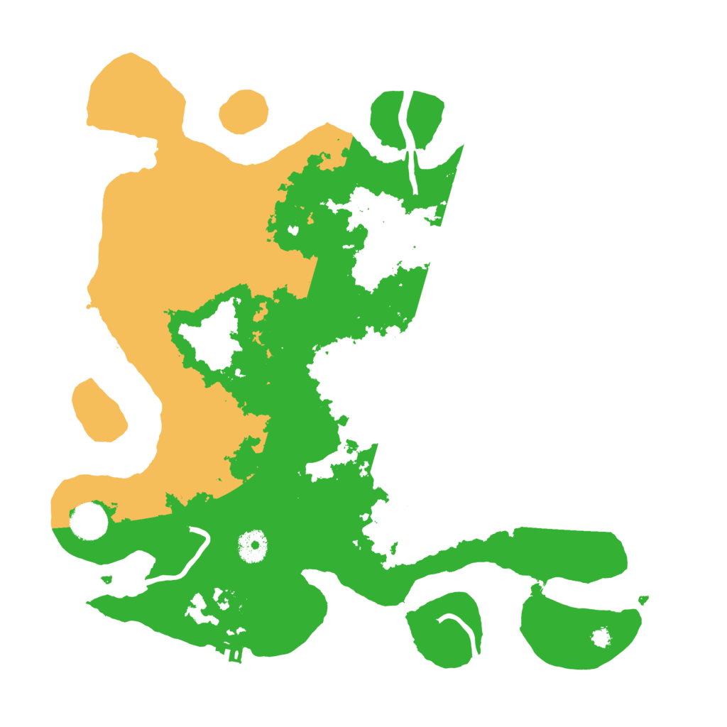 Biome Rust Map: Procedural Map, Size: 3500, Seed: 37937752