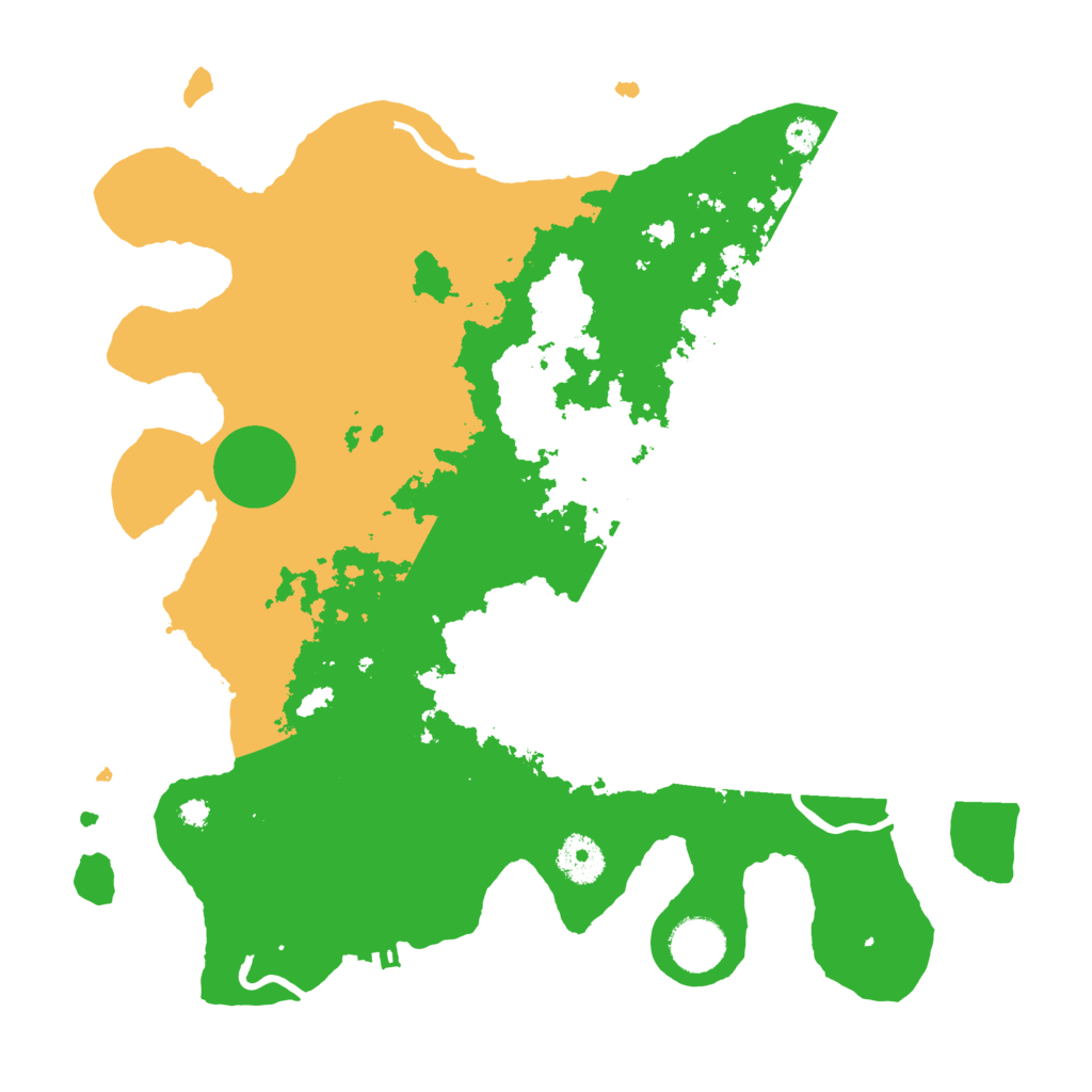 Biome Rust Map: Procedural Map, Size: 3500, Seed: 72357576