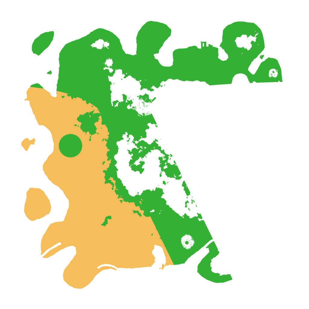 Biome Rust Map: Procedural Map, Size: 3500, Seed: 39459847