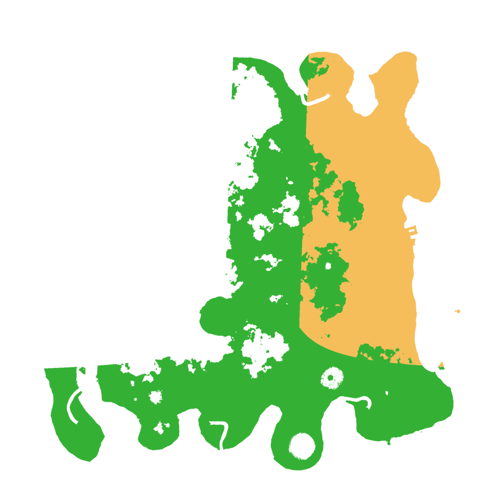 Biome Rust Map: Procedural Map, Size: 3500, Seed: 26834833