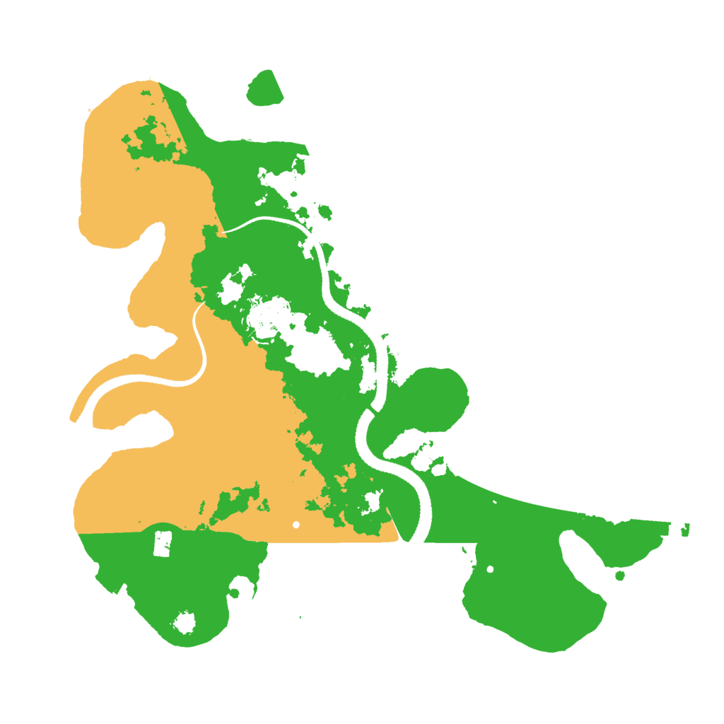 Biome Rust Map: Procedural Map, Size: 3000, Seed: 29286