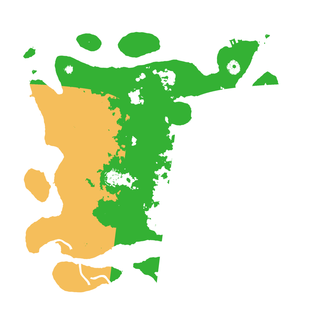 Biome Rust Map: Procedural Map, Size: 3500, Seed: 1251801267