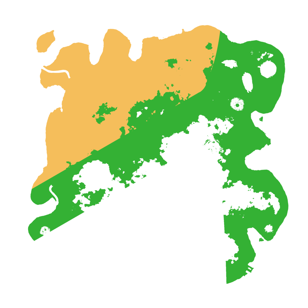 Biome Rust Map: Procedural Map, Size: 3500, Seed: 31209726