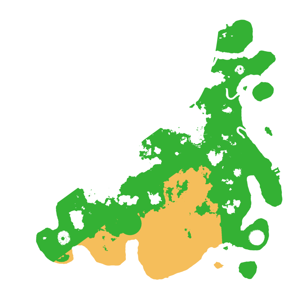 Biome Rust Map: Procedural Map, Size: 3500, Seed: 48445326