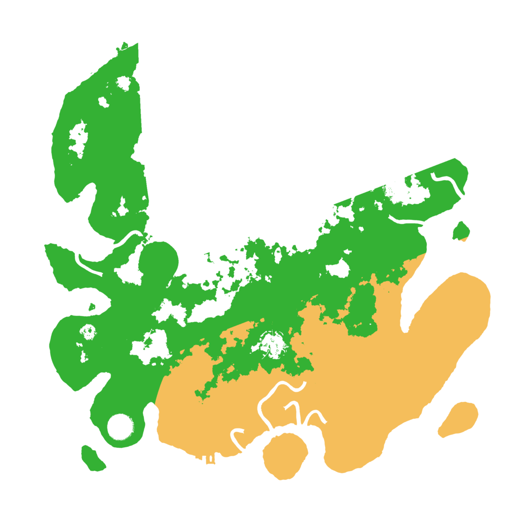 Biome Rust Map: Procedural Map, Size: 3500, Seed: 1359192426