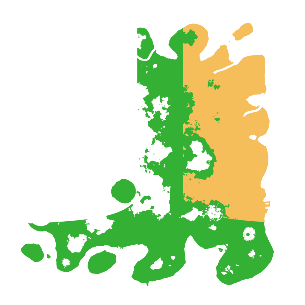 Biome Rust Map: Procedural Map, Size: 3500, Seed: 57246860