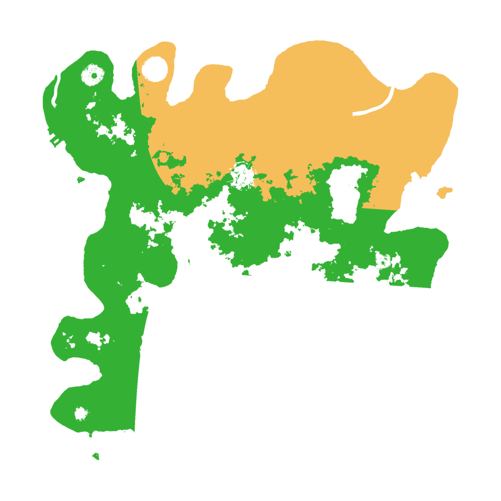 Biome Rust Map: Procedural Map, Size: 3500, Seed: 25702420
