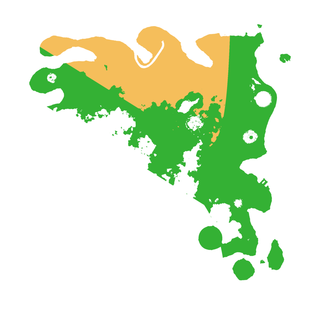 Biome Rust Map: Procedural Map, Size: 3500, Seed: 79678749