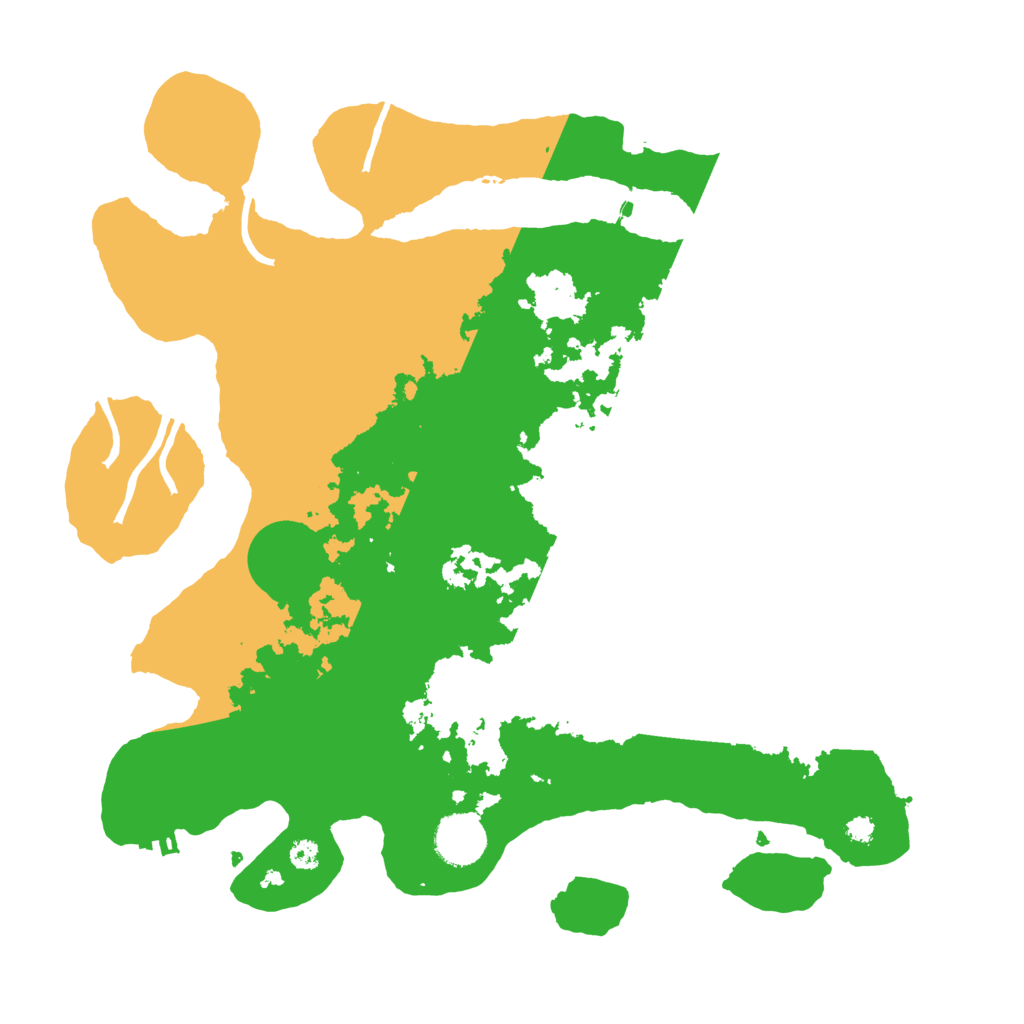 Biome Rust Map: Procedural Map, Size: 3500, Seed: 57527622