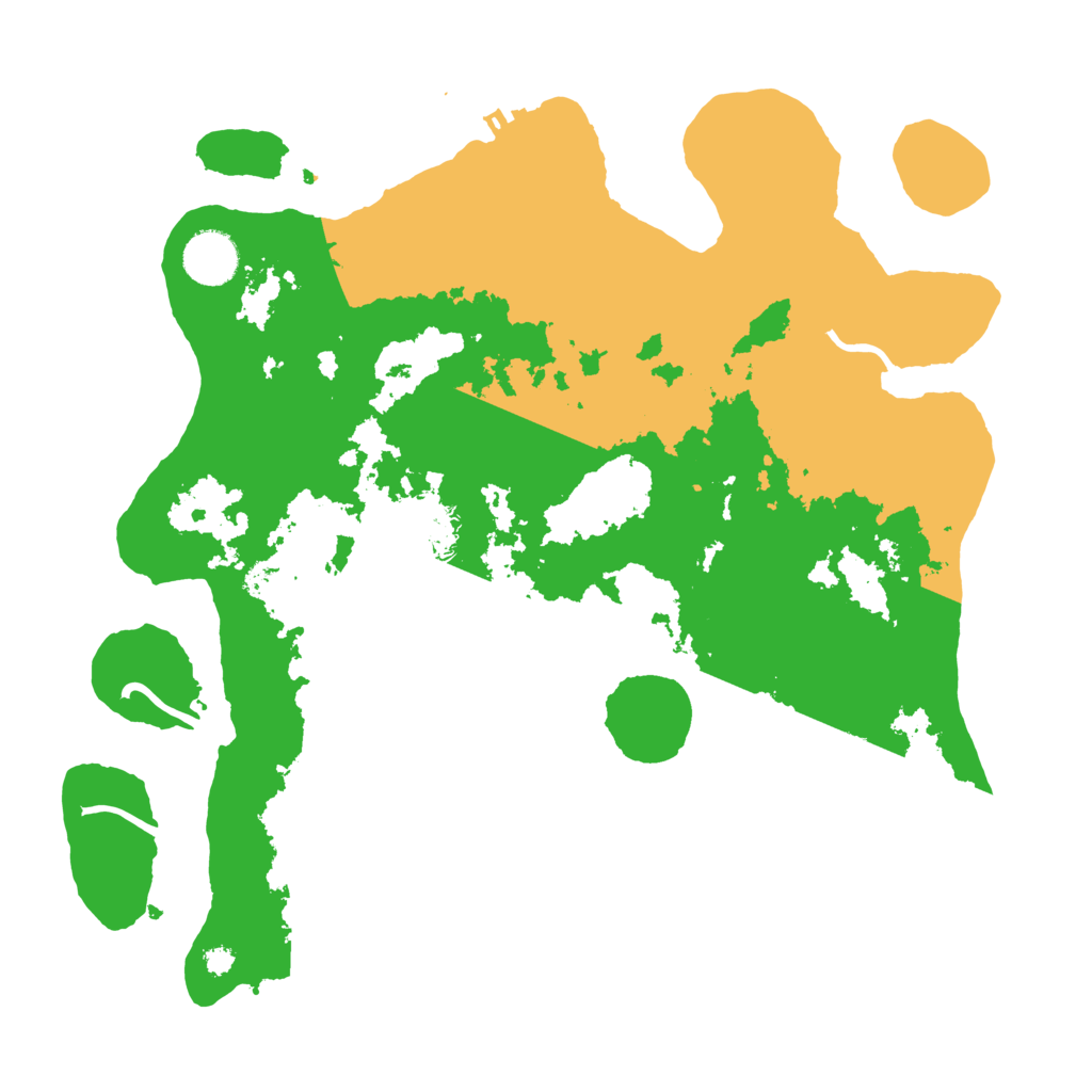 Biome Rust Map: Procedural Map, Size: 3500, Seed: 70979012