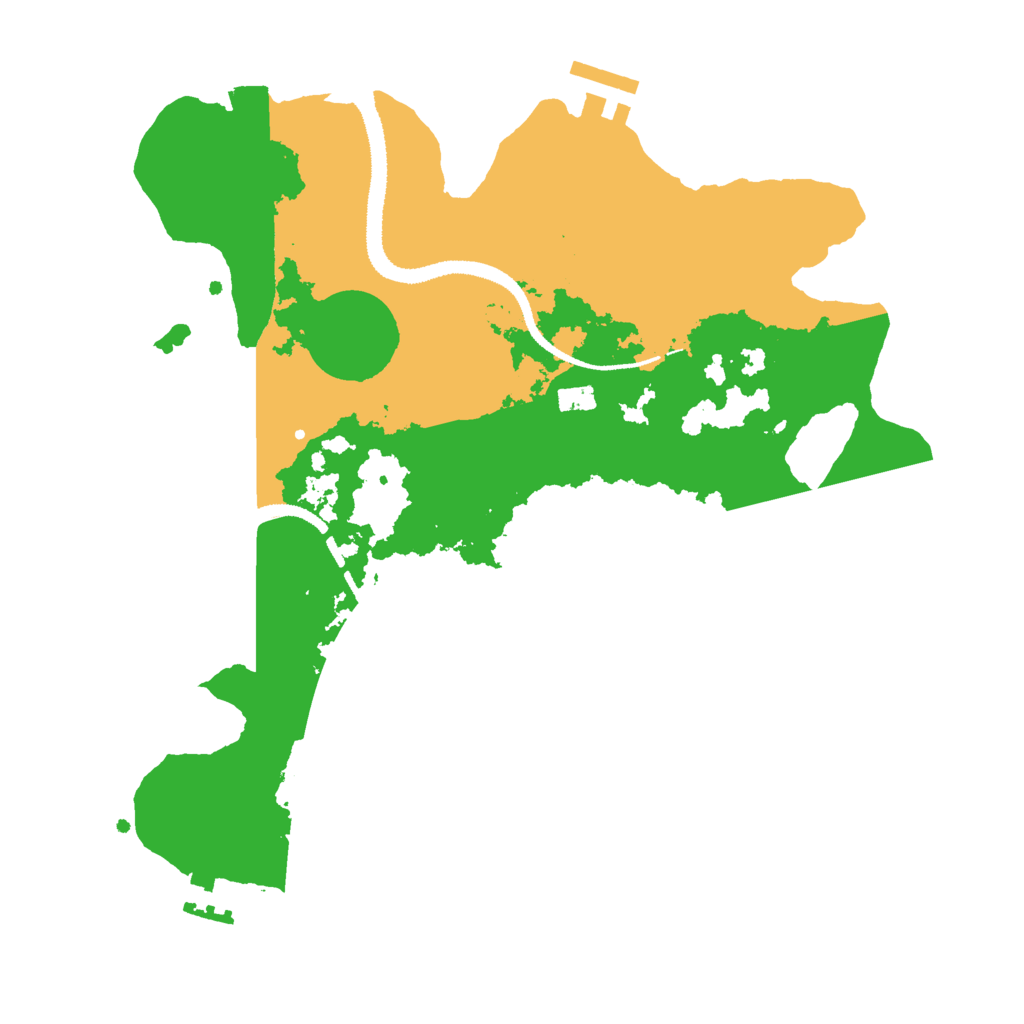 Biome Rust Map: Procedural Map, Size: 3000, Seed: 138259245