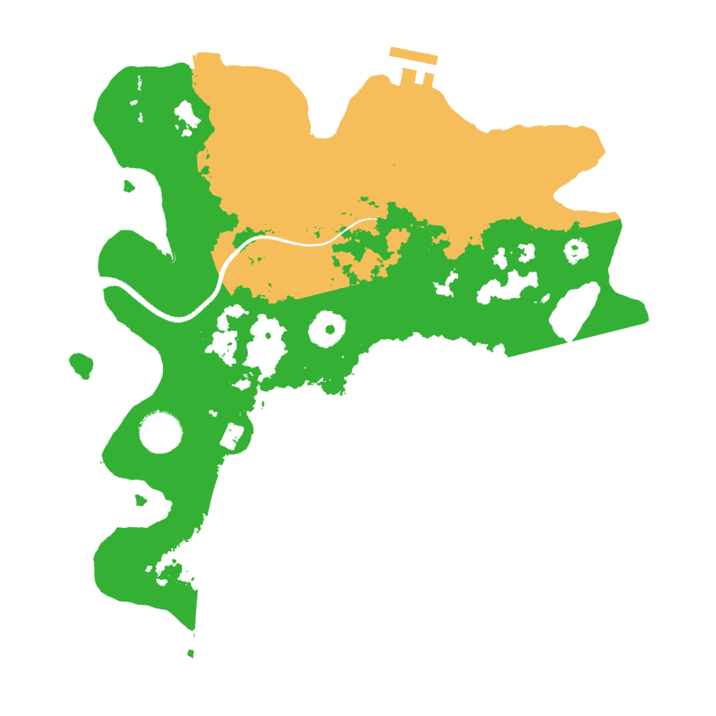 Biome Rust Map: Procedural Map, Size: 3000, Seed: 138259245